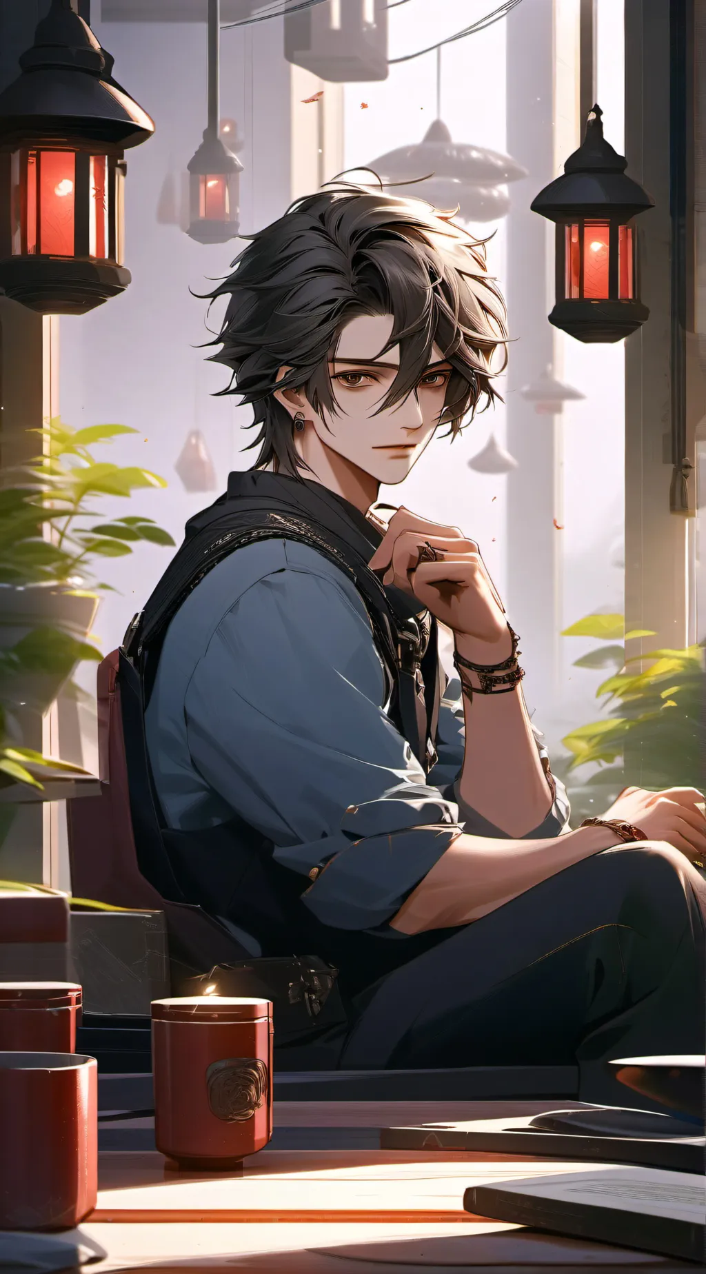 ai character: Elio background