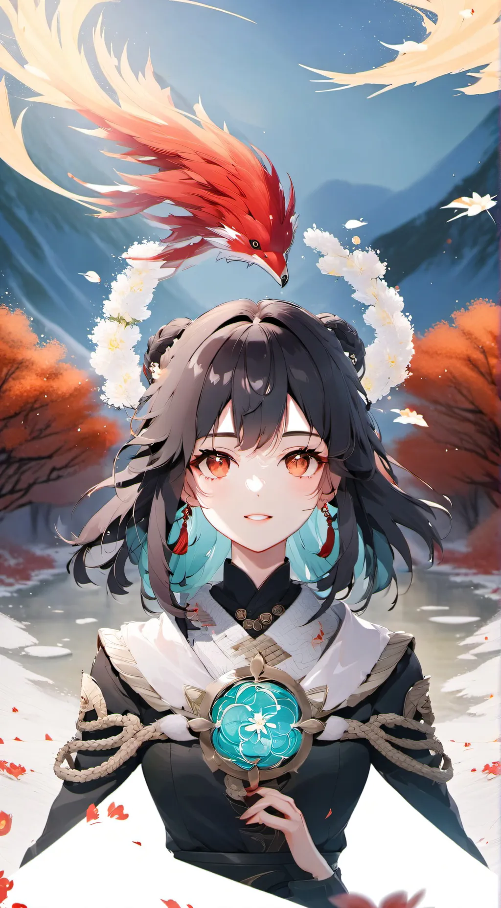 ai character: hashira trama room background