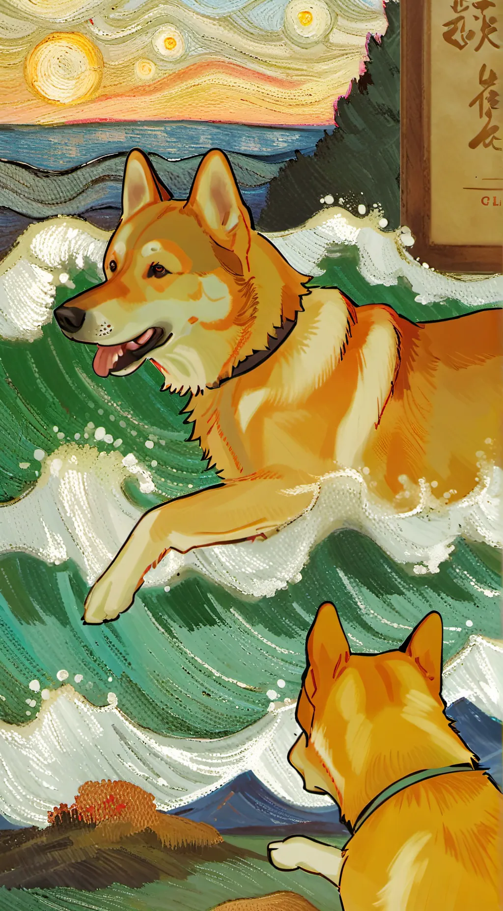 ai character: doge background