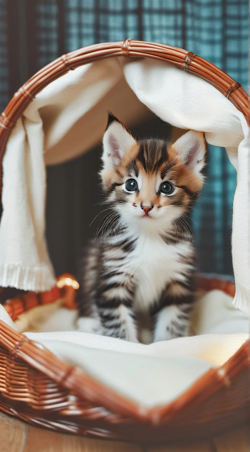 ai character: Cutie ugly kitty  background