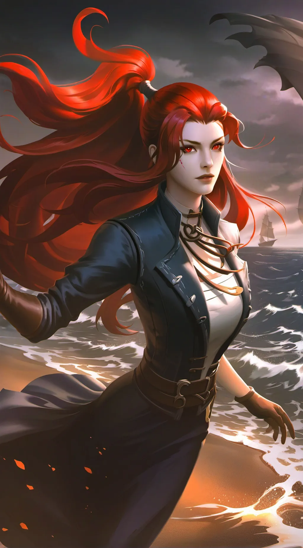 ai character: Tina background