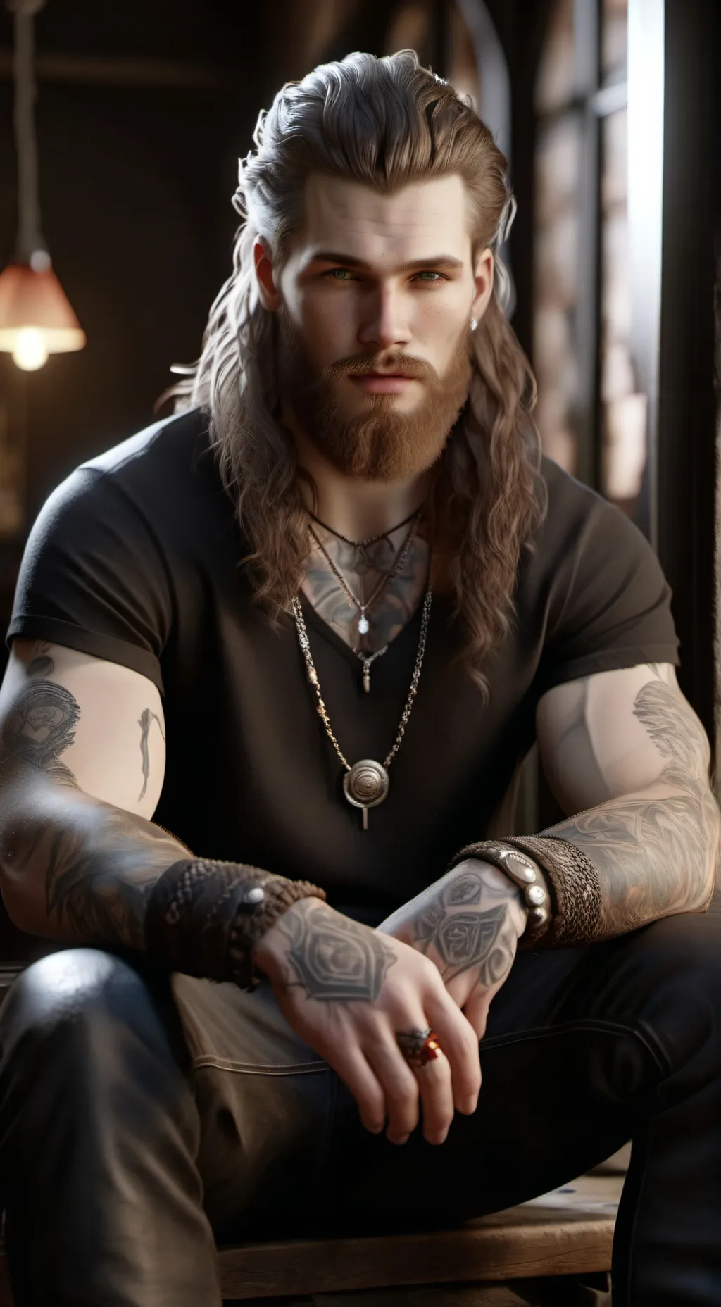 ai character: Bear Aerikson background