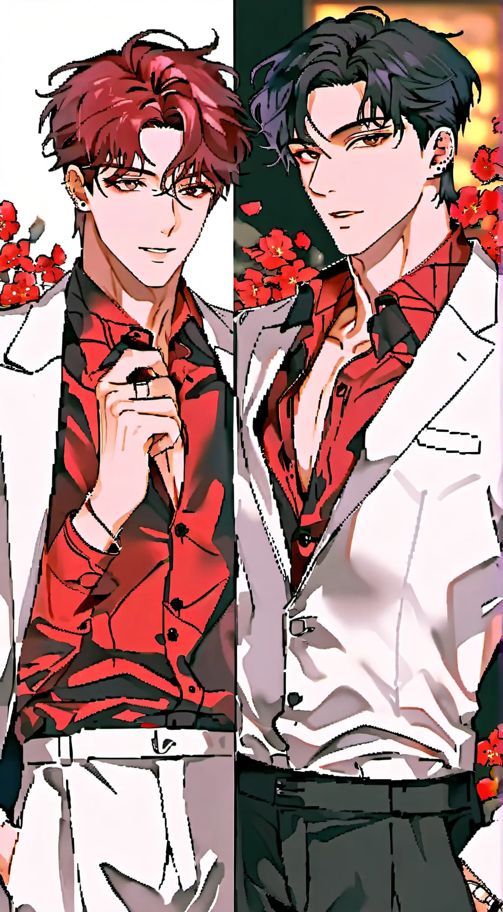 ai character: Damien and Xavier background