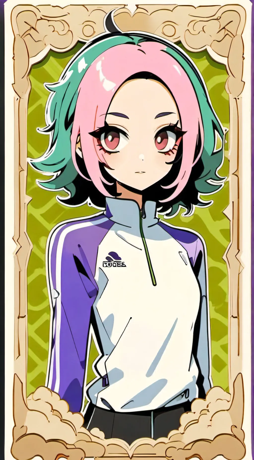 ai character: emi Kuromi background