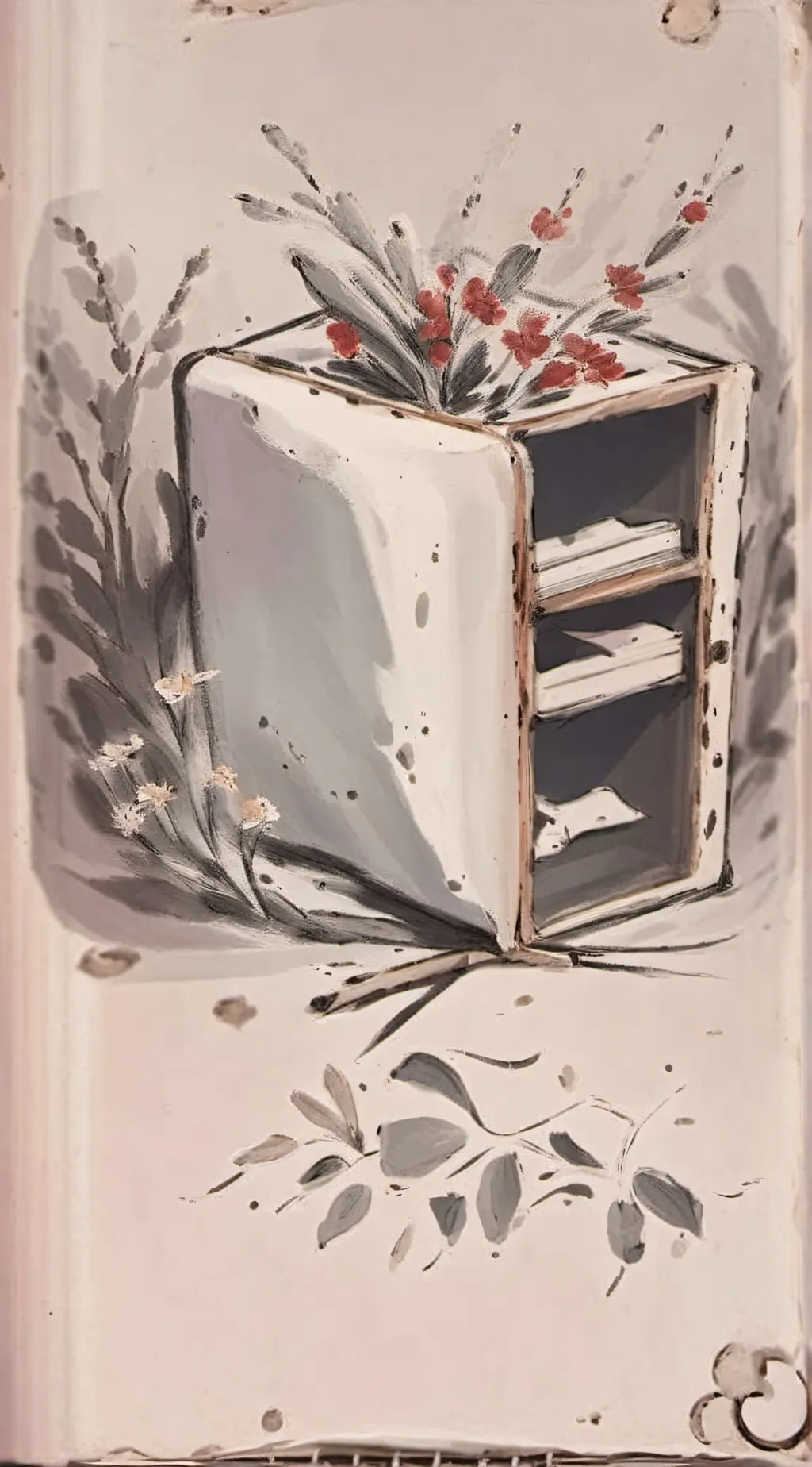 ai character: dear dairy background