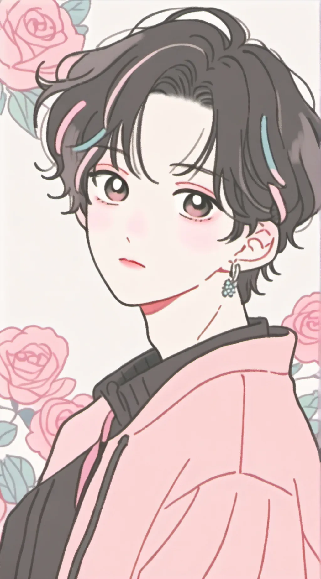 ai character: SKZ FOREVER & EVER background