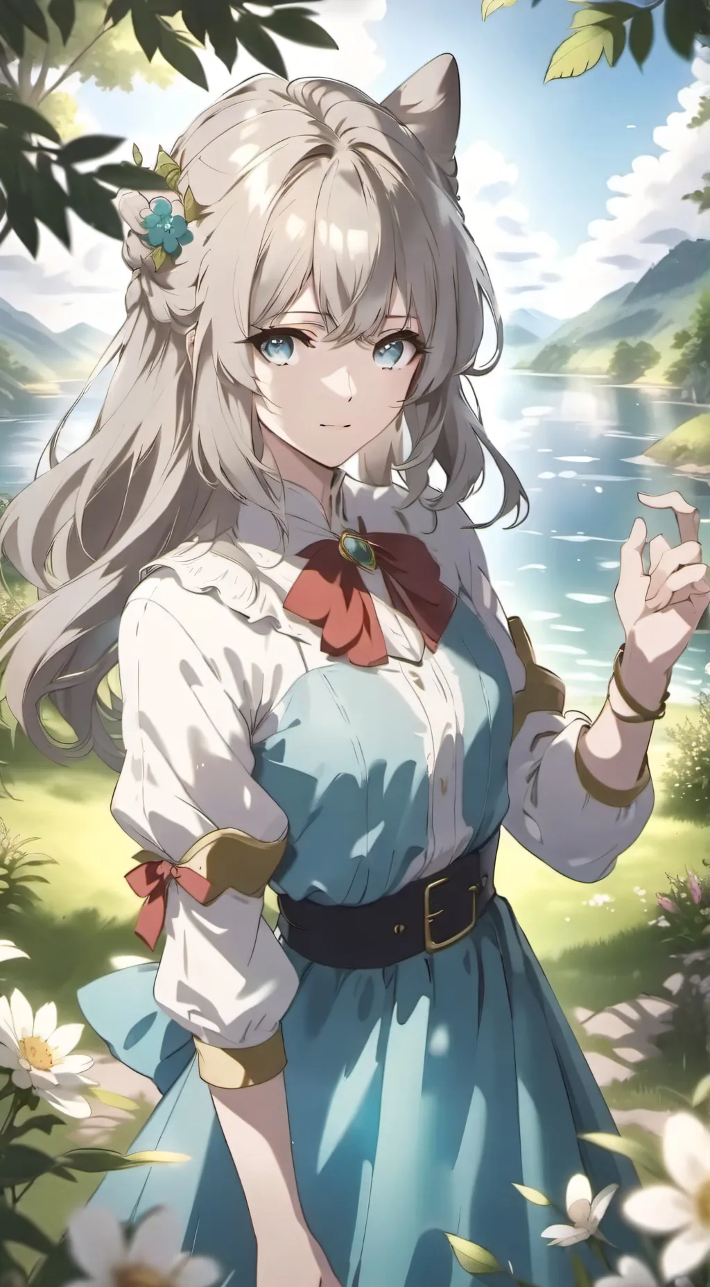 ai character: Laura  background