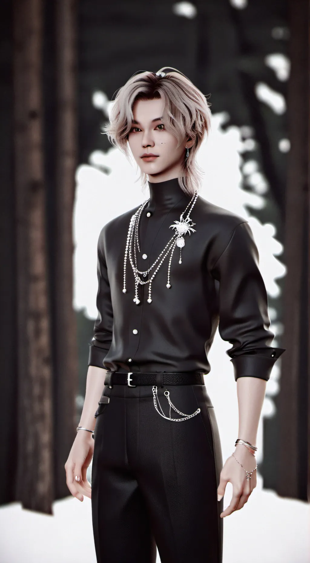 ai character: Félix  background