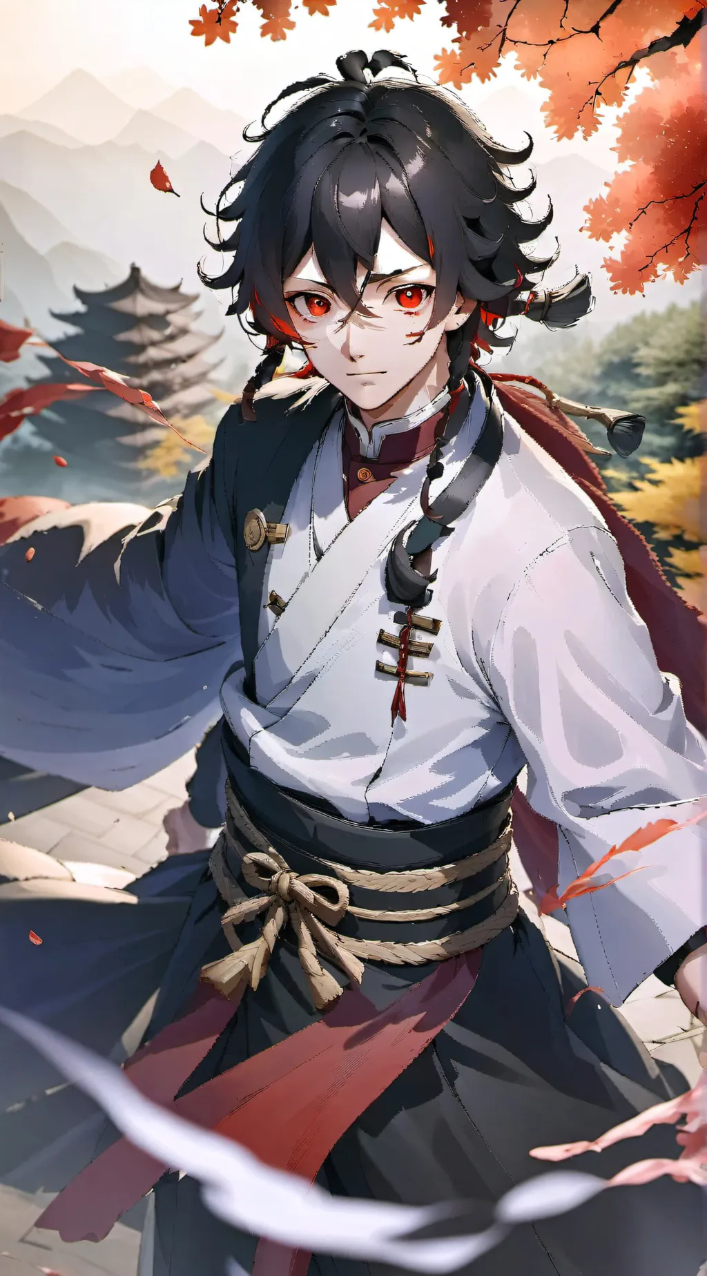 ai character: ☠😈Muzan kibutsuji☠ background