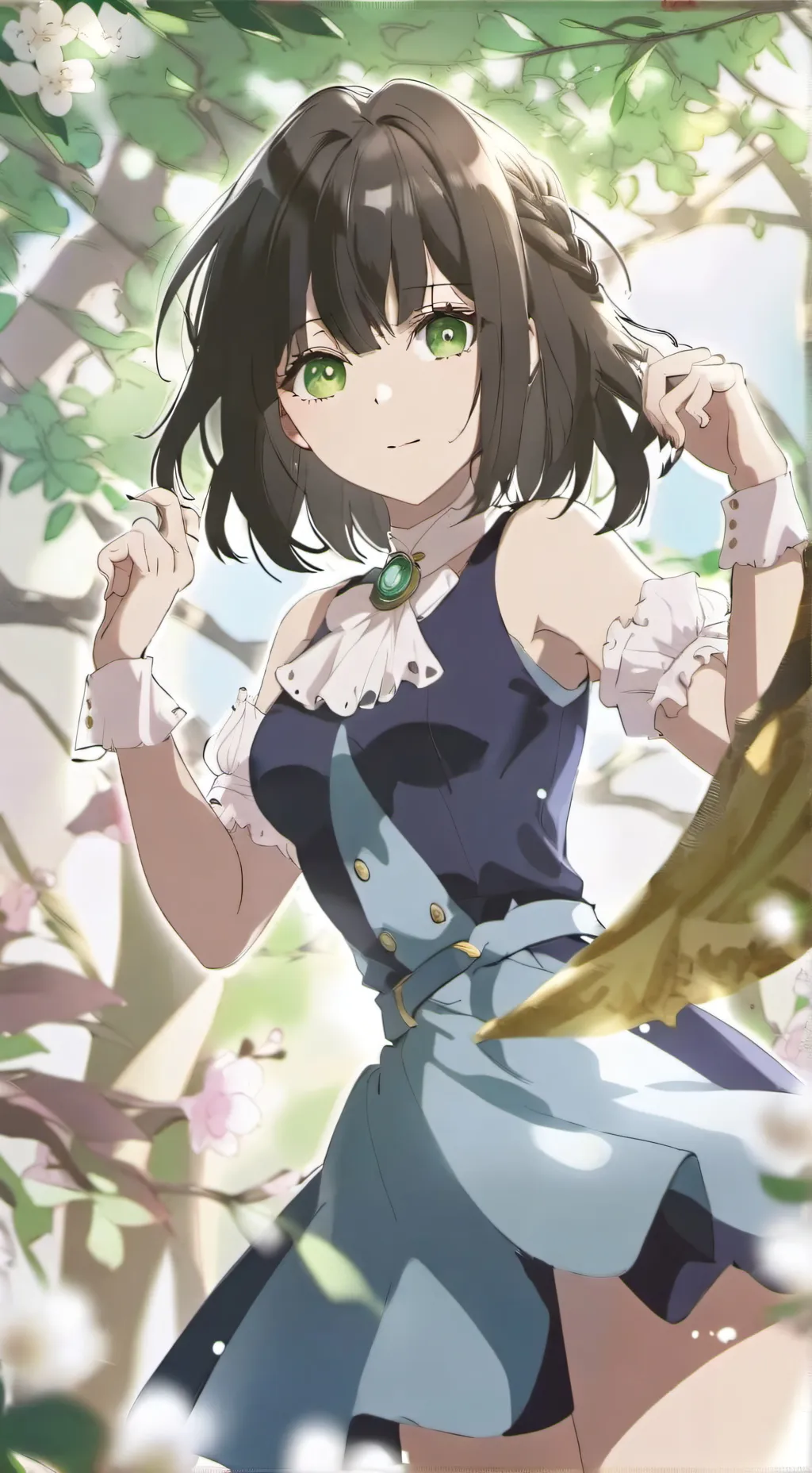 ai character: Meru  background