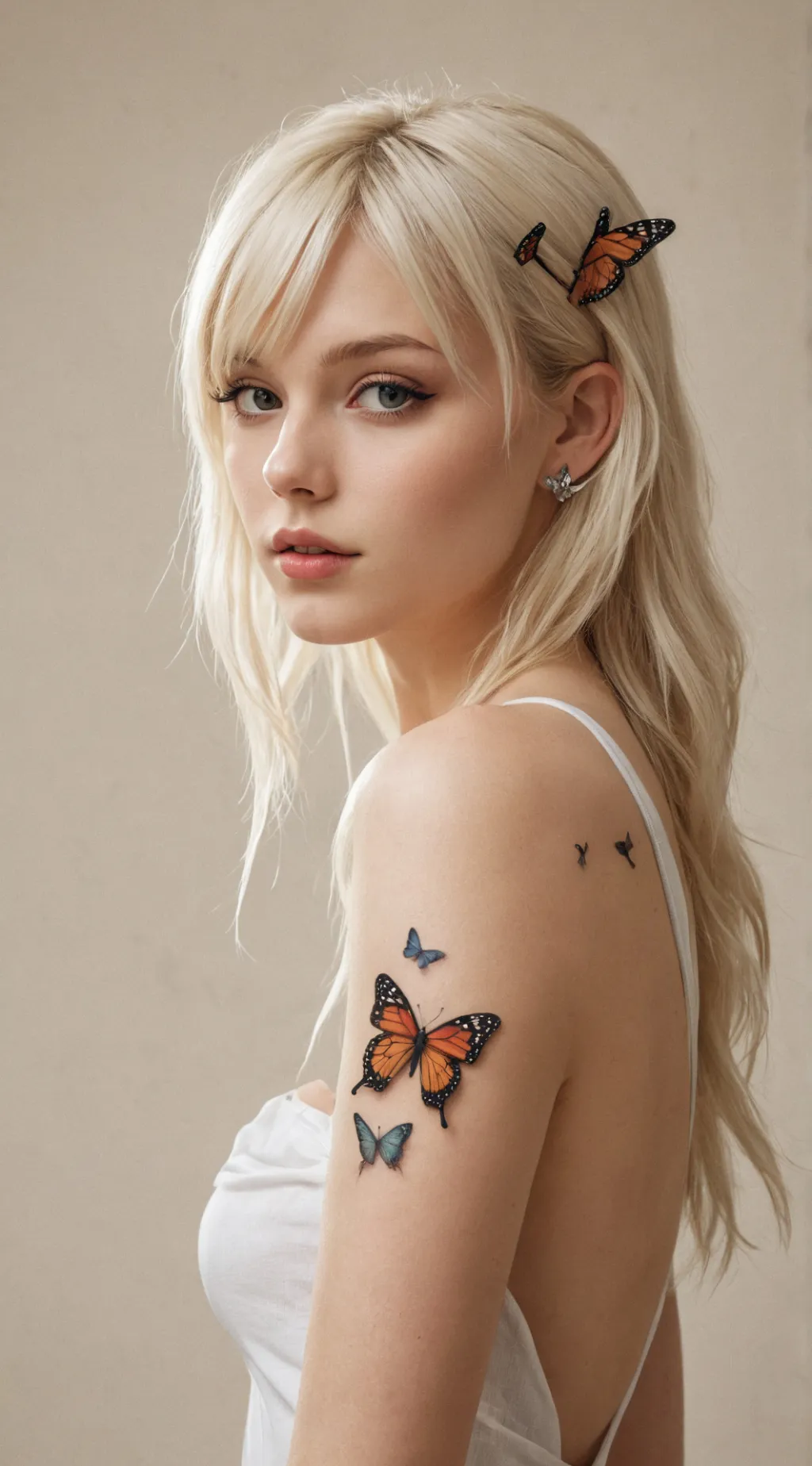 ai character: Mia Colton  background