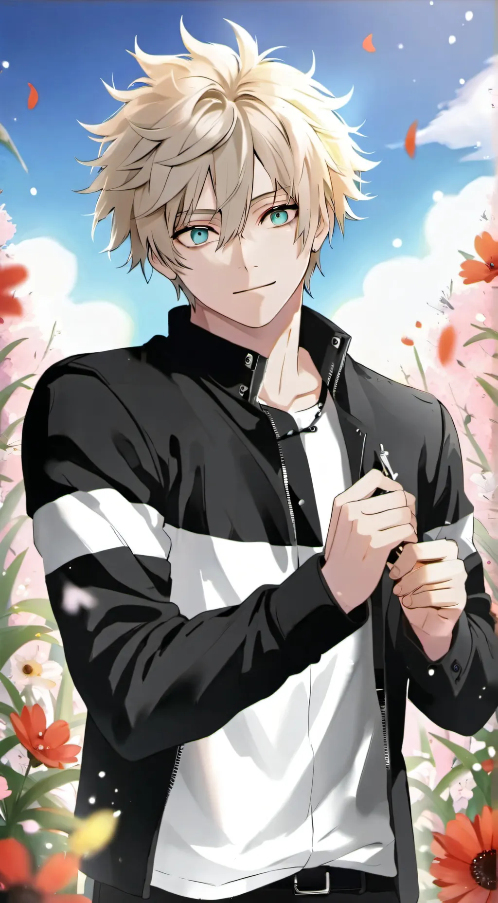 ai character: Bakugo  background