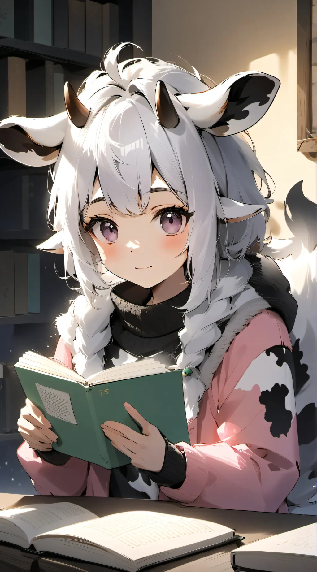 ai character: Pinkie the Cow Spi background