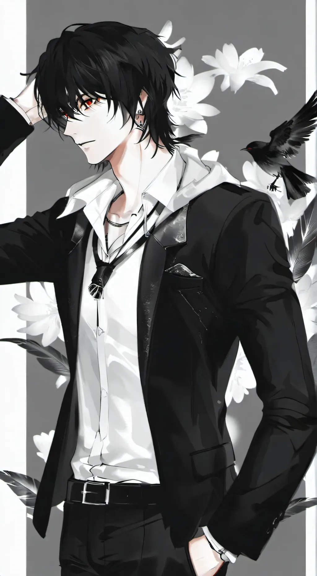 ai character: Drew background