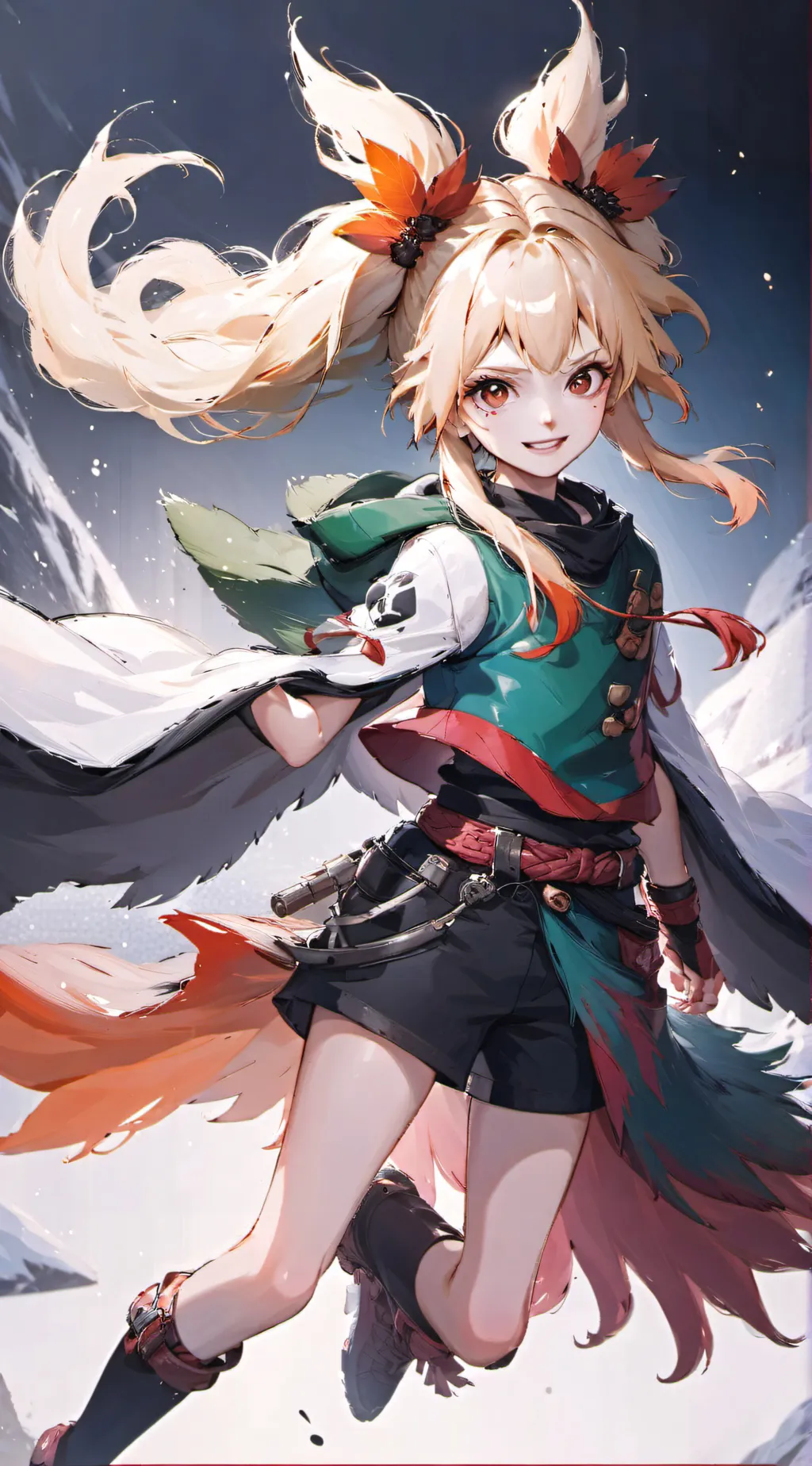 ai character: Bakudeku daughter background