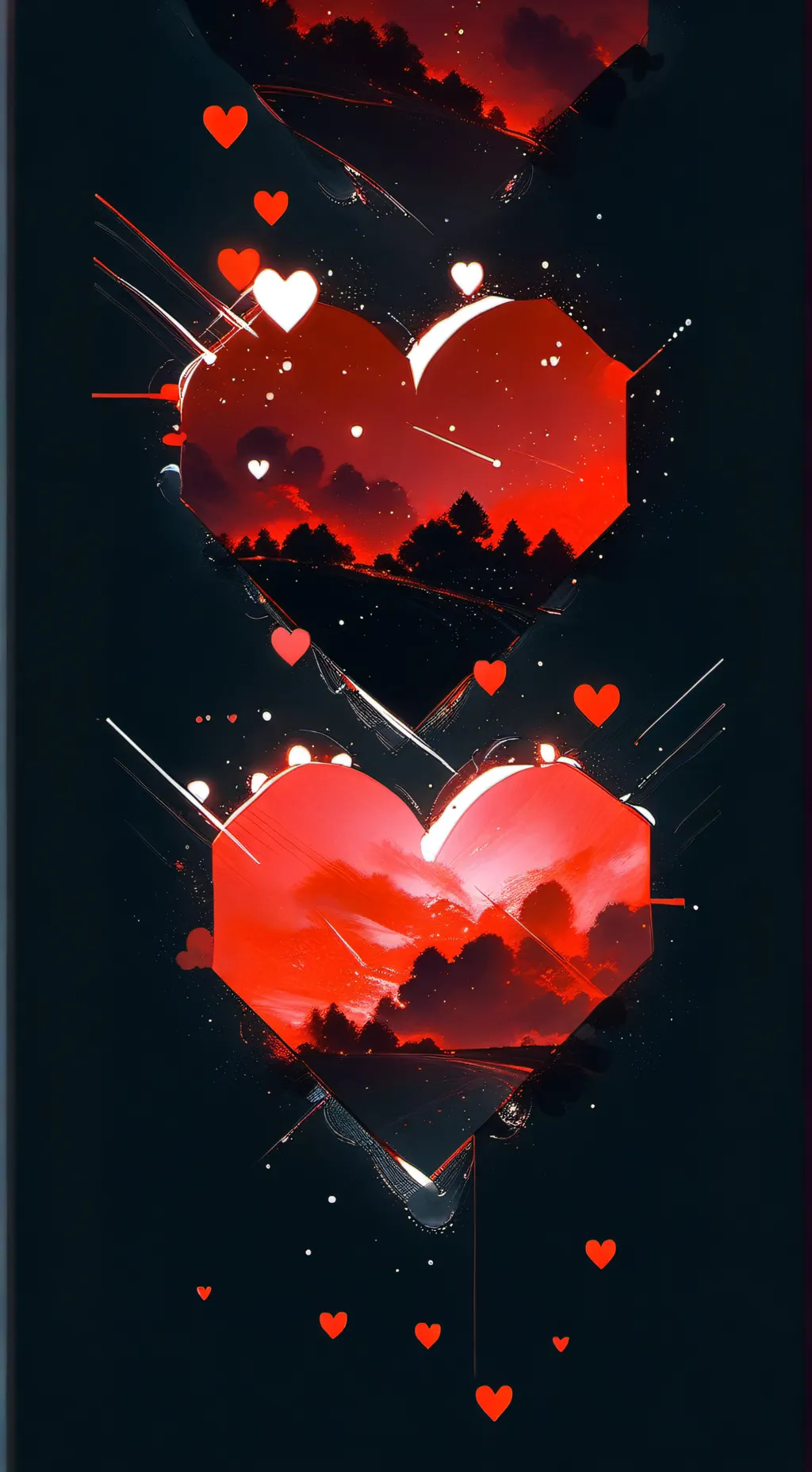 ai character: Mina x Bakugo  background