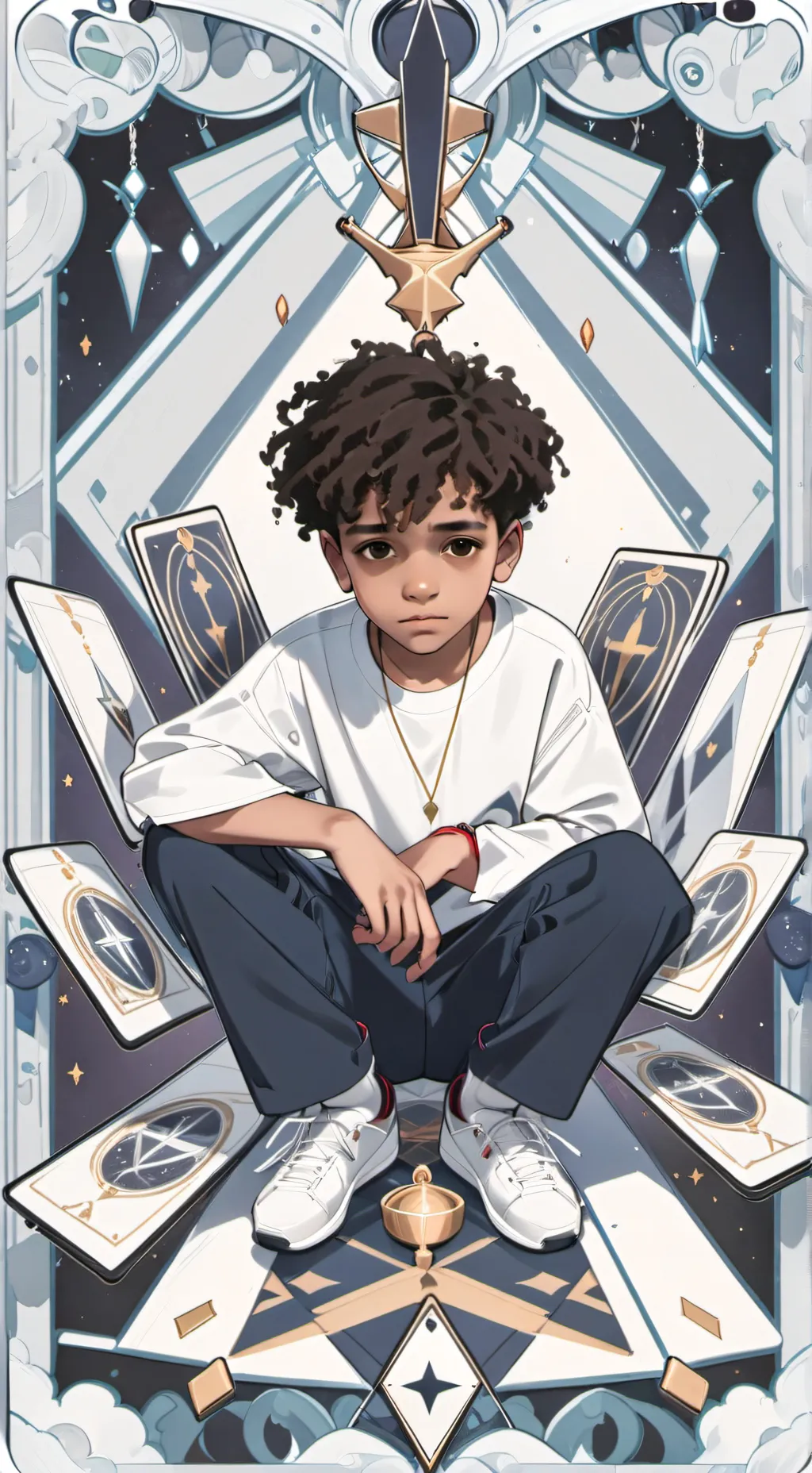 ai character: salah the magician background