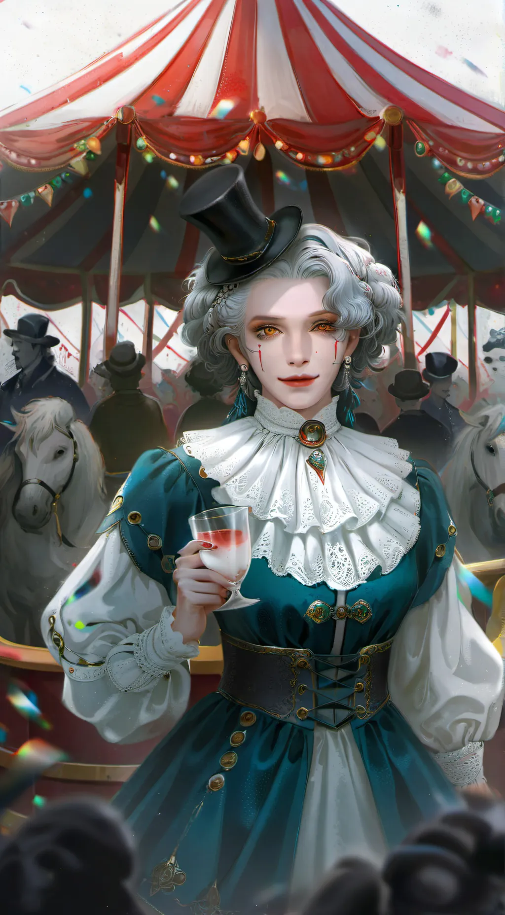 ai character: TADC (but goofy) background