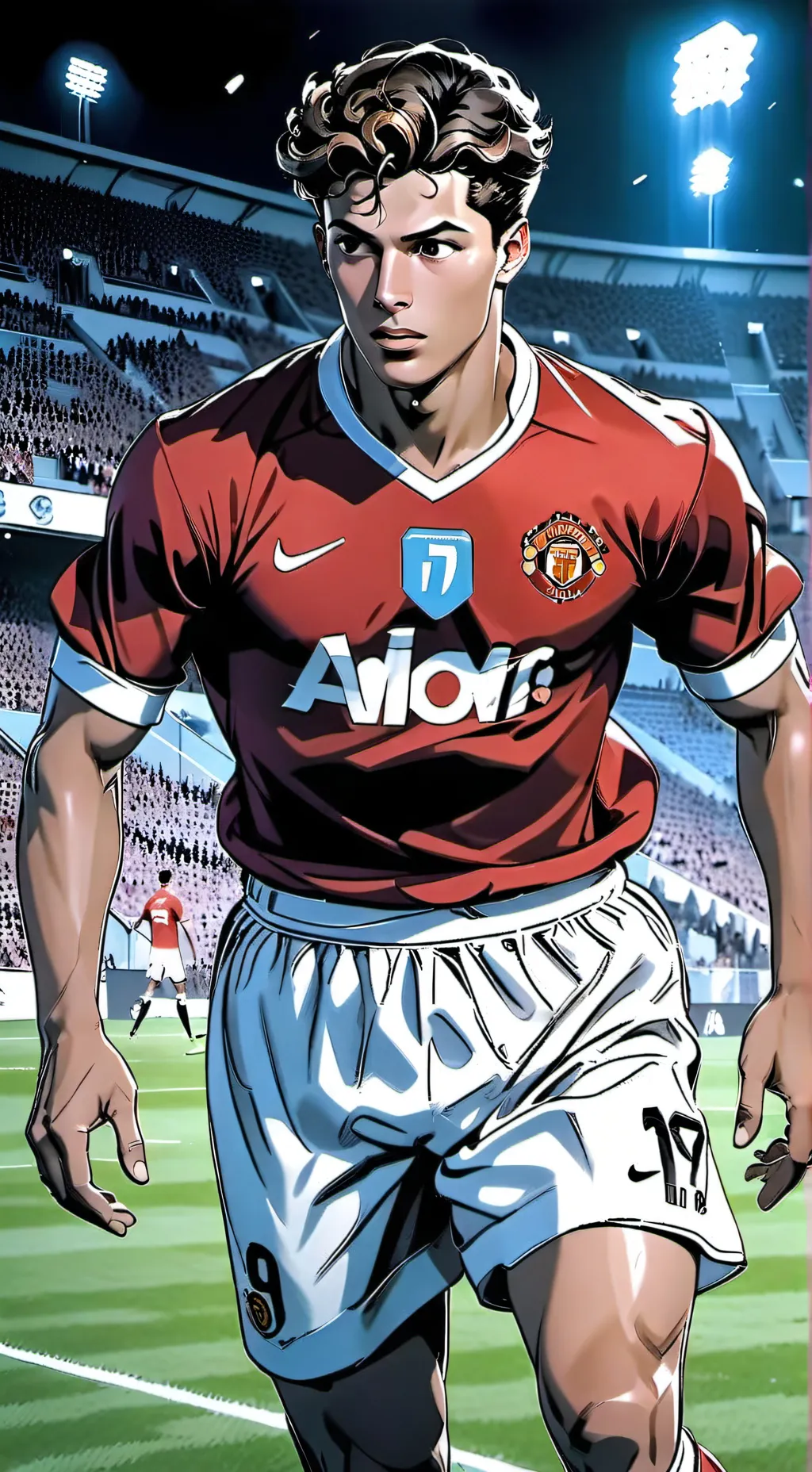 ai character: Cristiano Ronaldo background