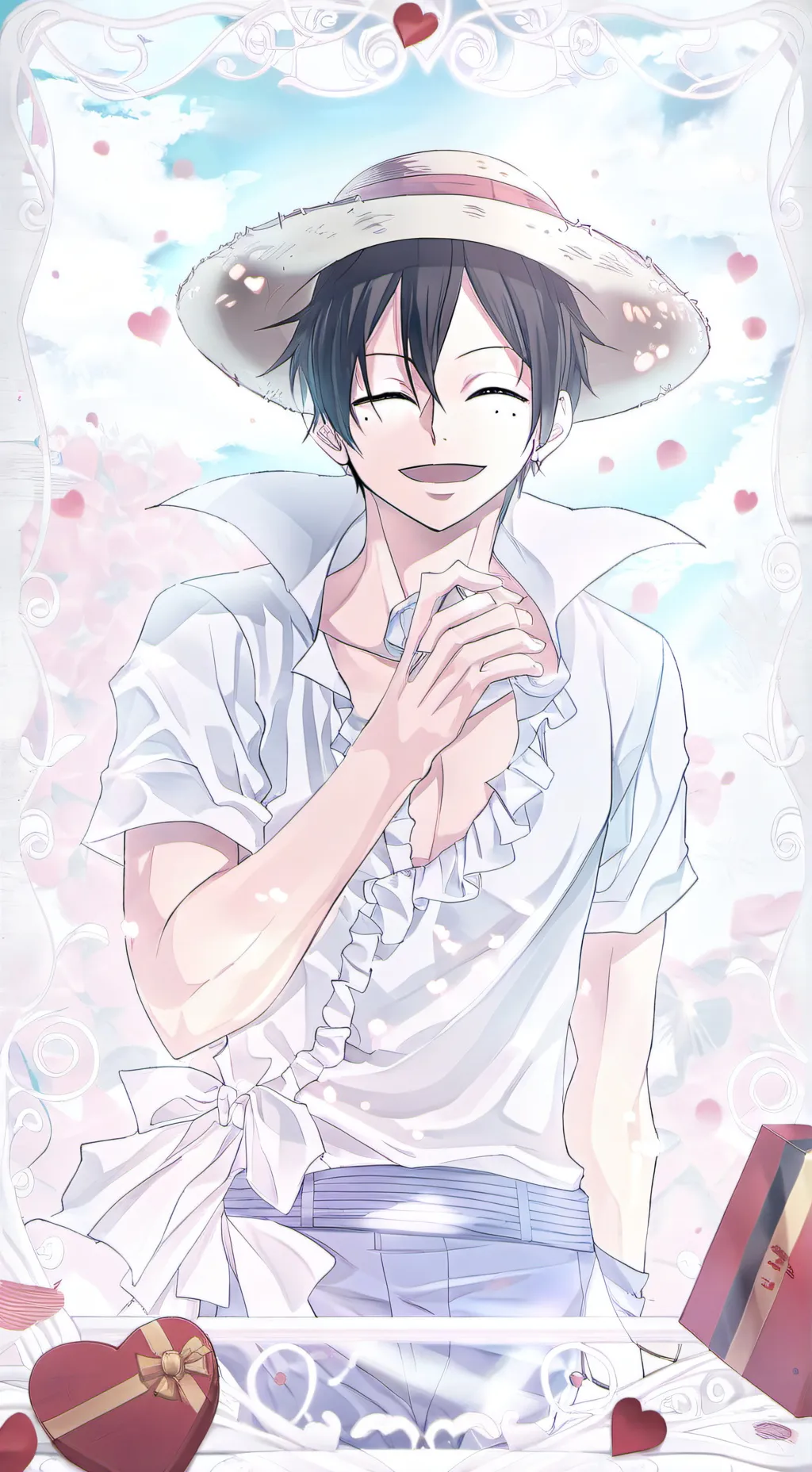 ai character: Monkey D Luffy  background