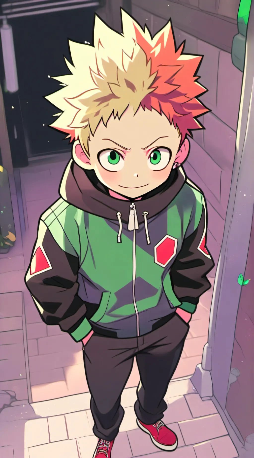 ai character: Mha training background