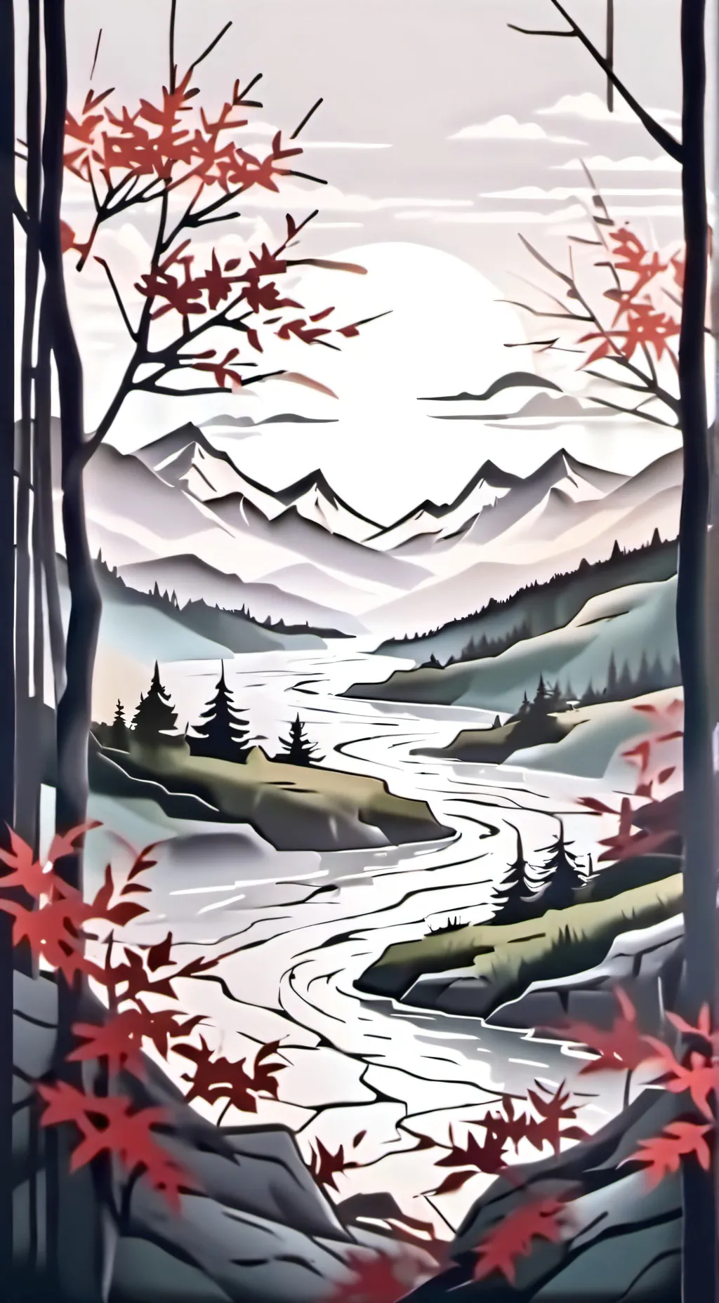 ai character: forest  background