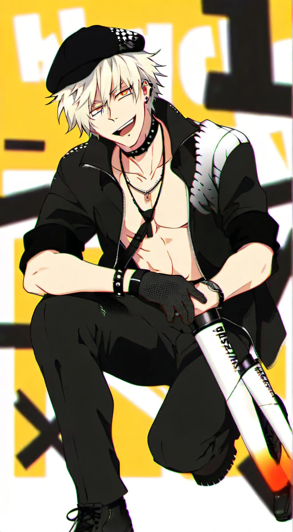 ai character: bakugo background