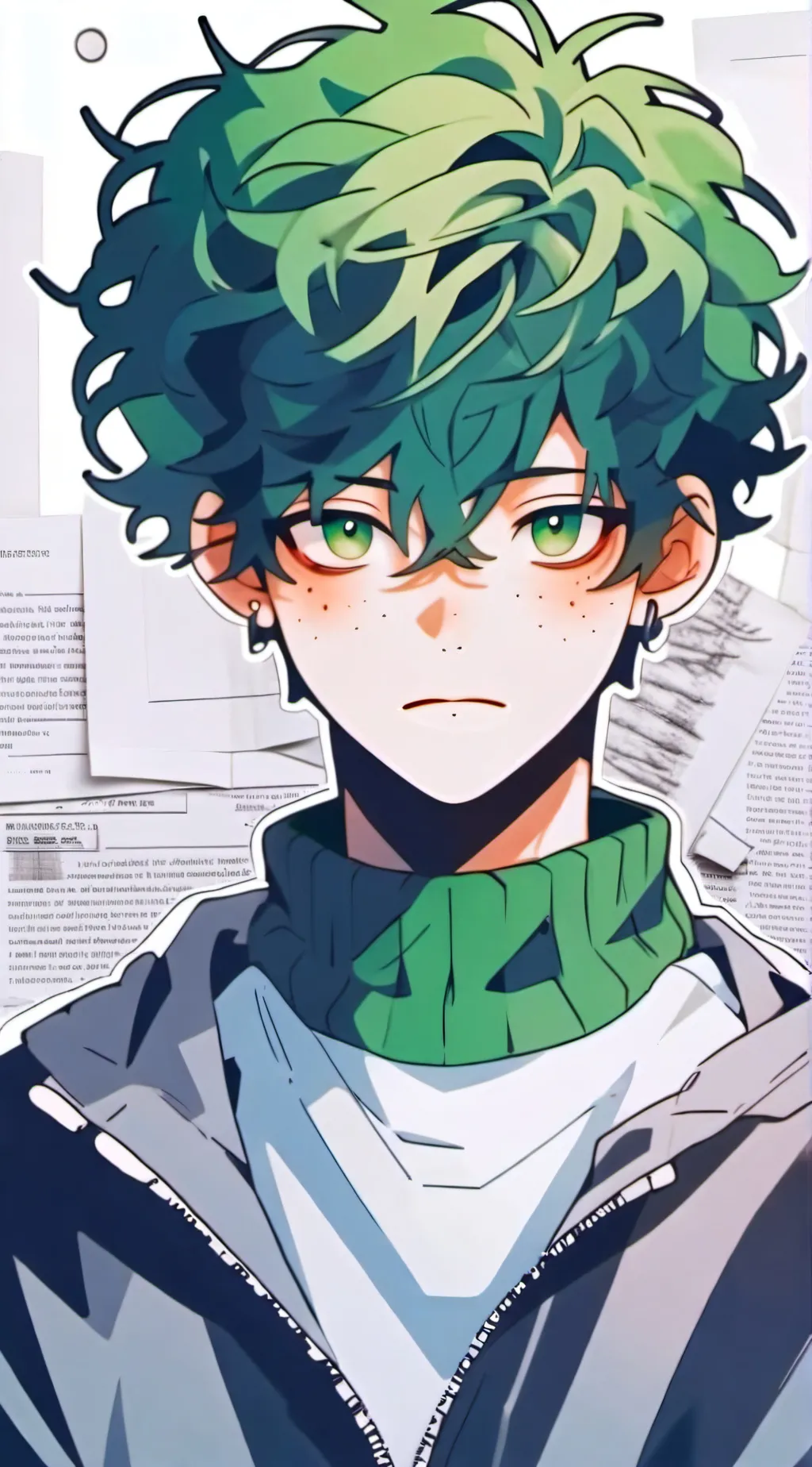 ai character: LOV Deku 🥦 background