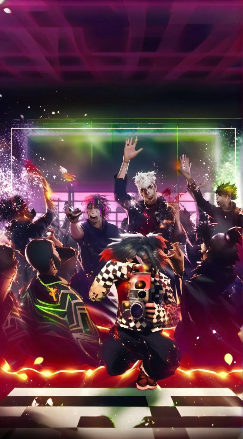 ai character: KNY PARTY background