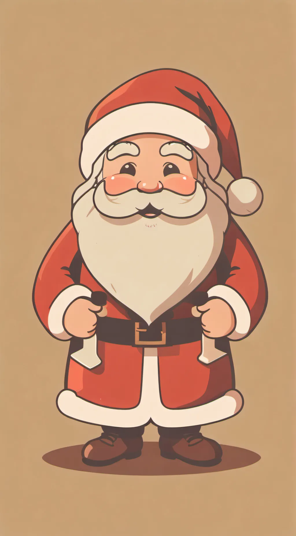 ai character: Santa Clause background