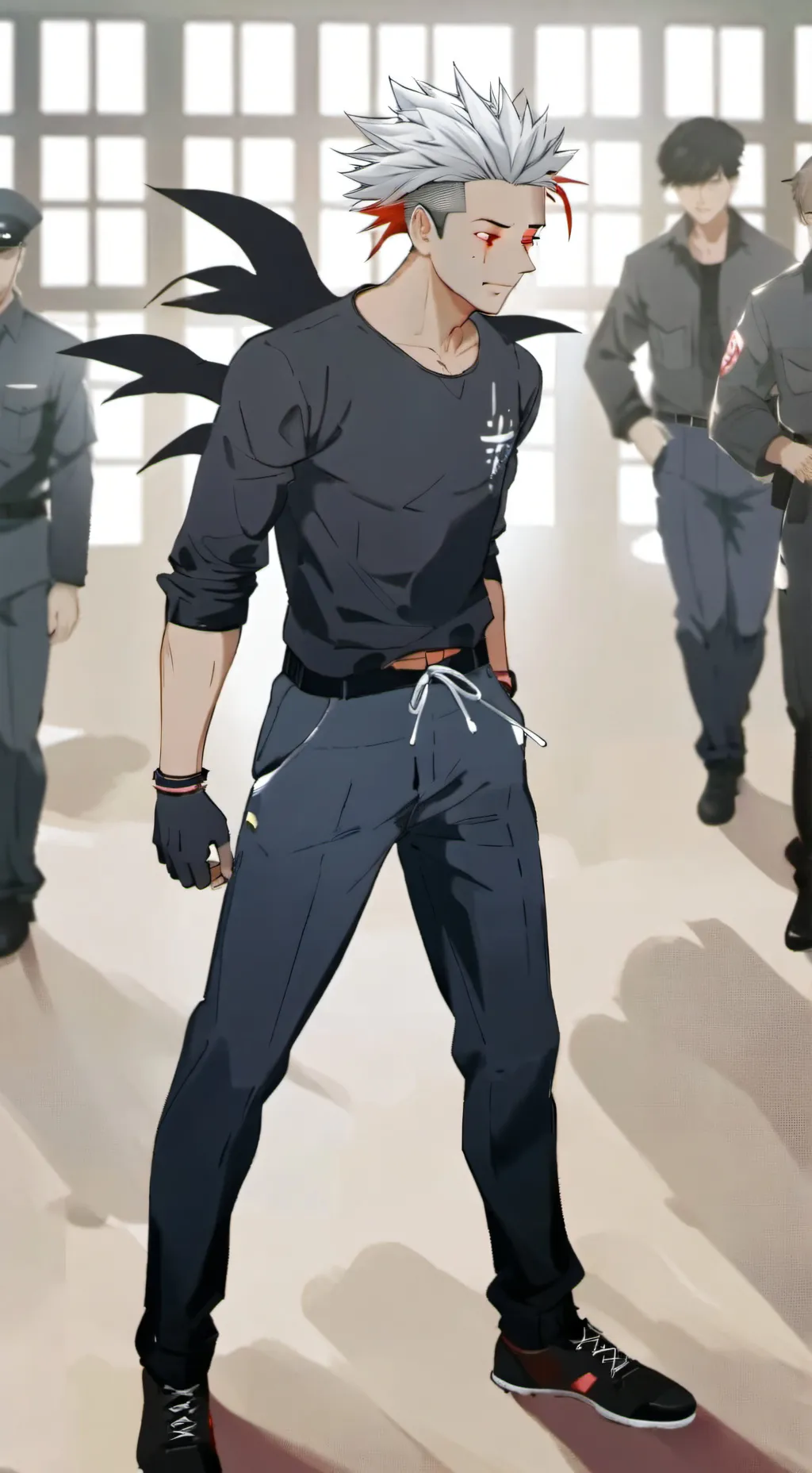 ai character: zack ovon background