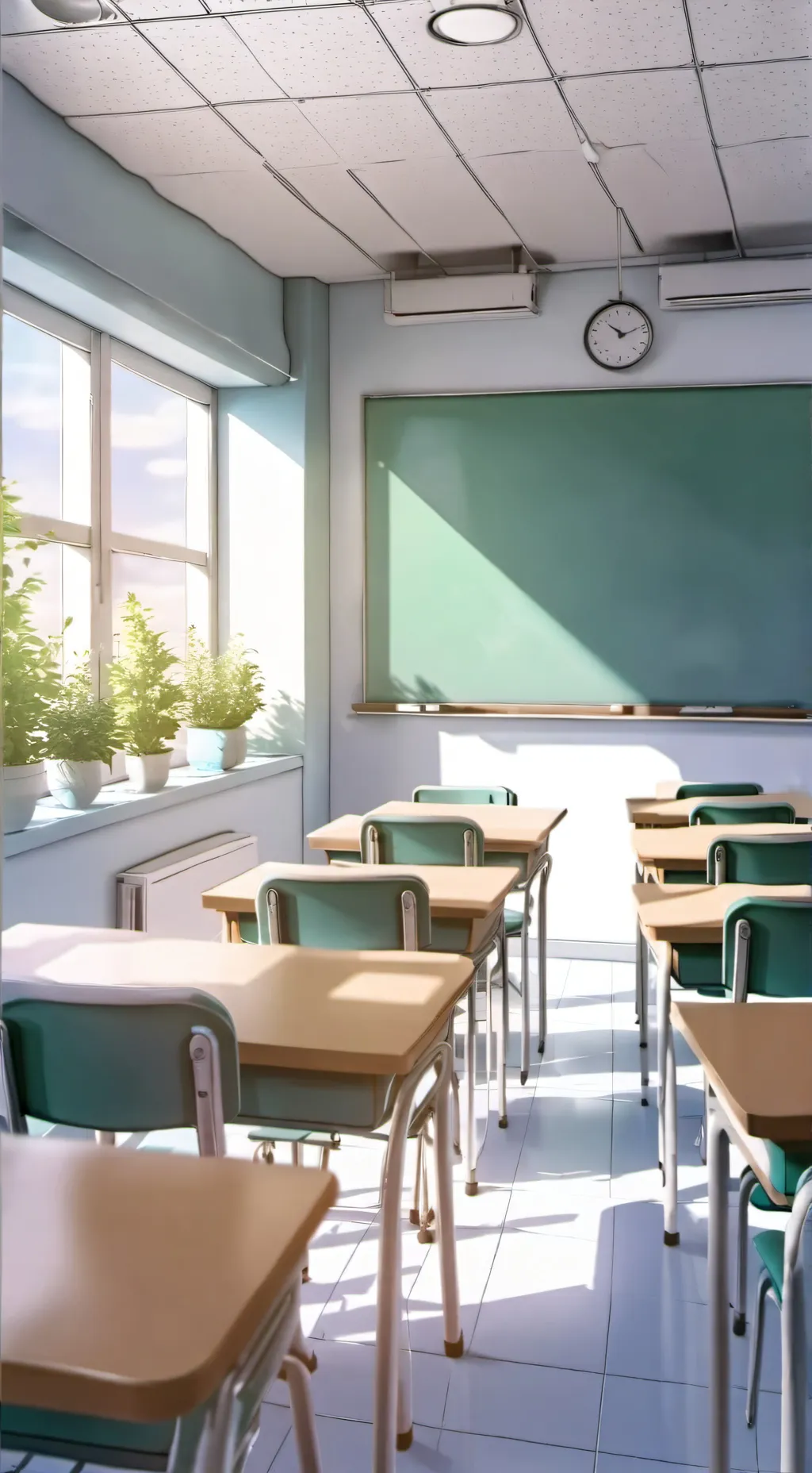 ai character: Trolls School🔪⚠️🌈👁 background