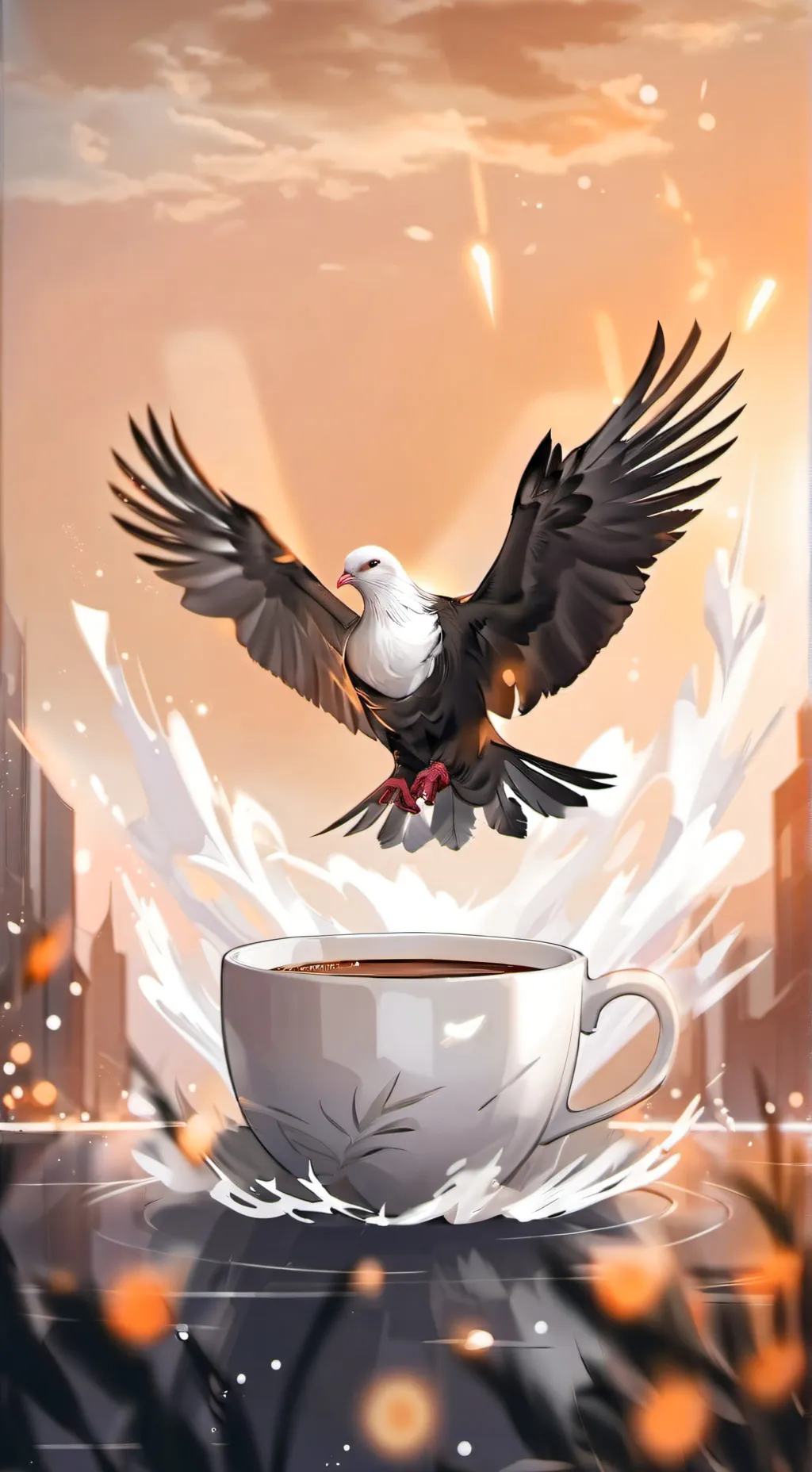 ai character: Are you a pigeon?  background