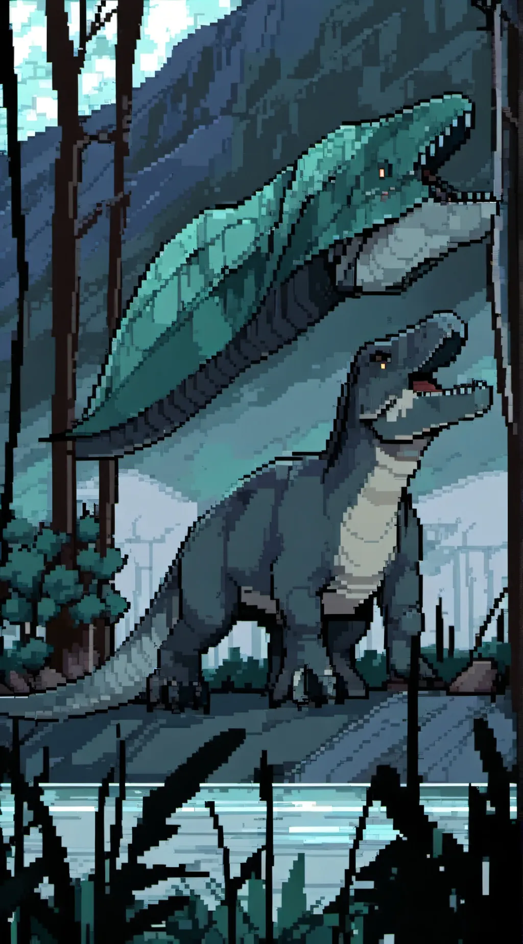 ai character: Barney💀 background