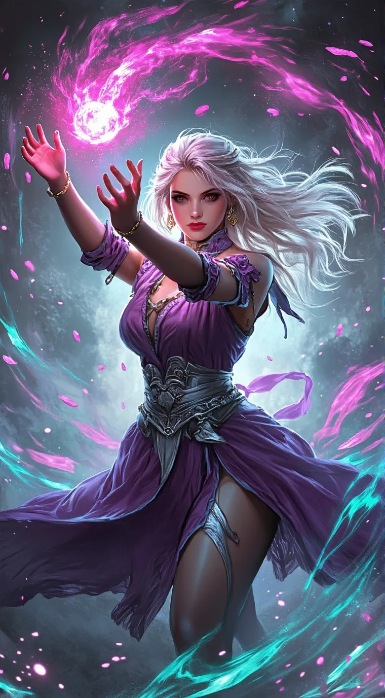 ai character: los pilares y luna background