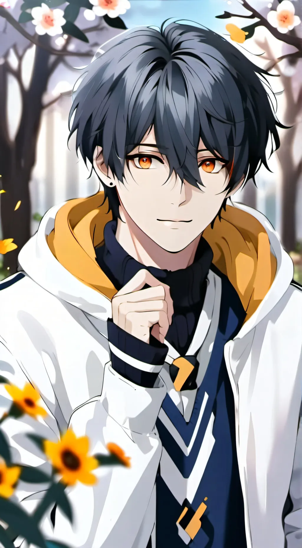 ai character: Roy  background