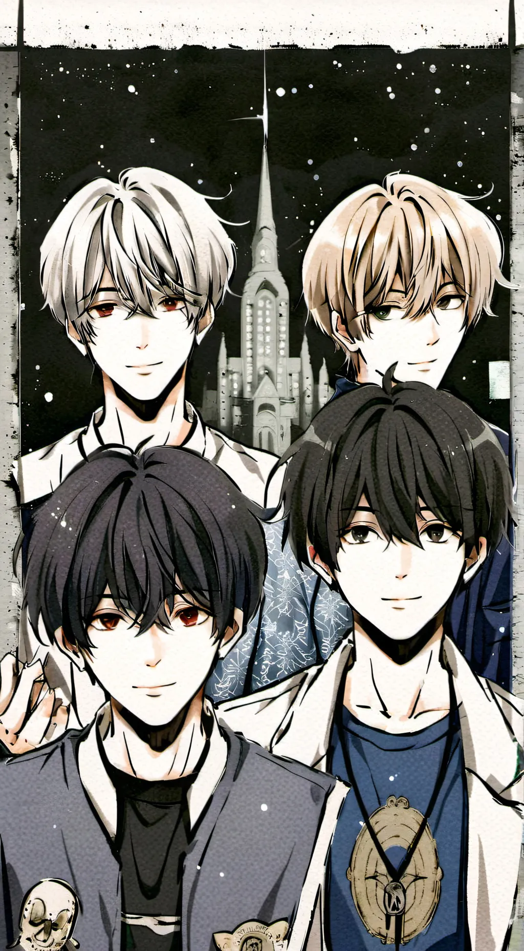 ai character: sam and colby  background