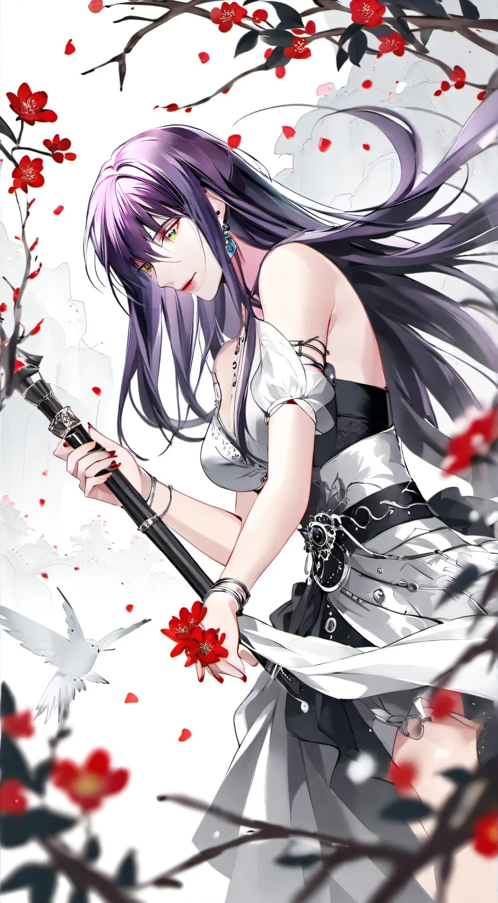 ai character: cousine de boruto  background