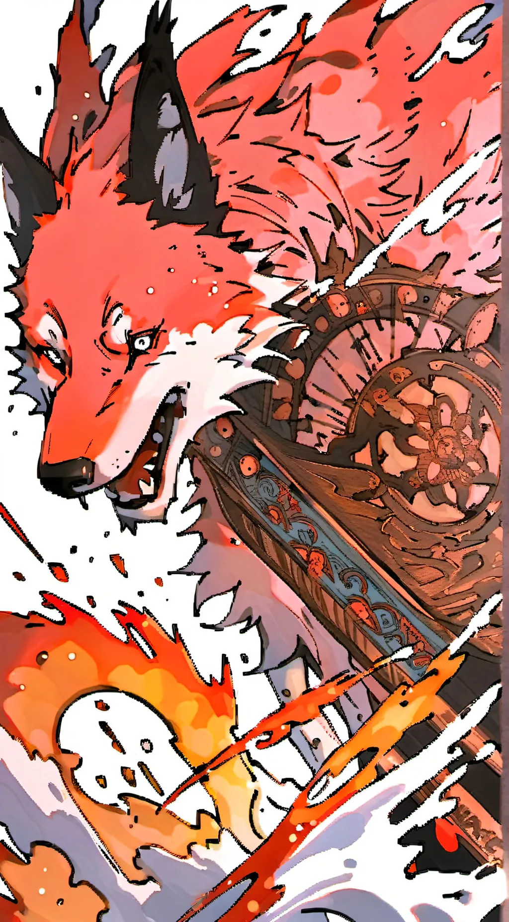 ai character: Unbroken bluey background