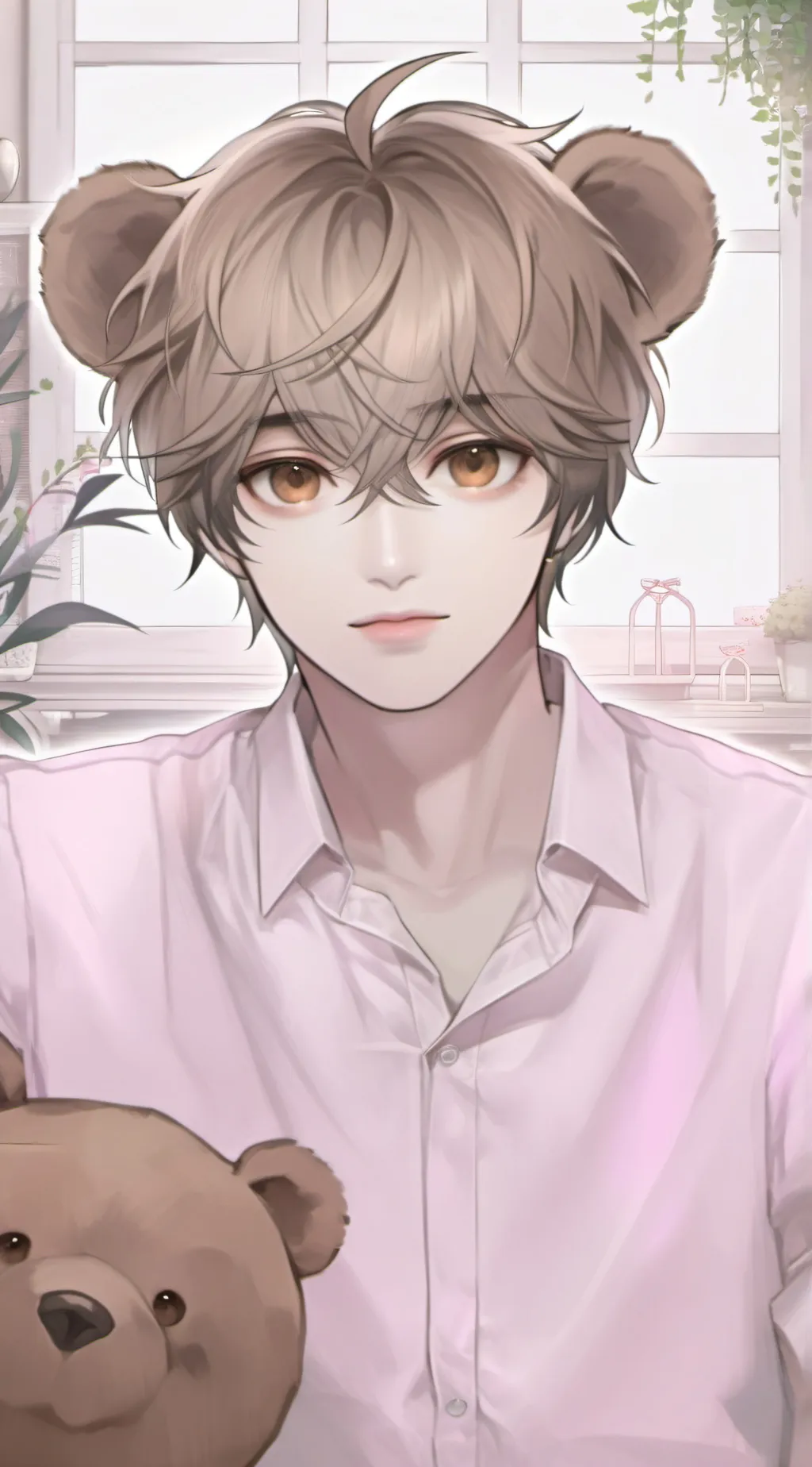 ai character: Innovative Spirit of Bear background