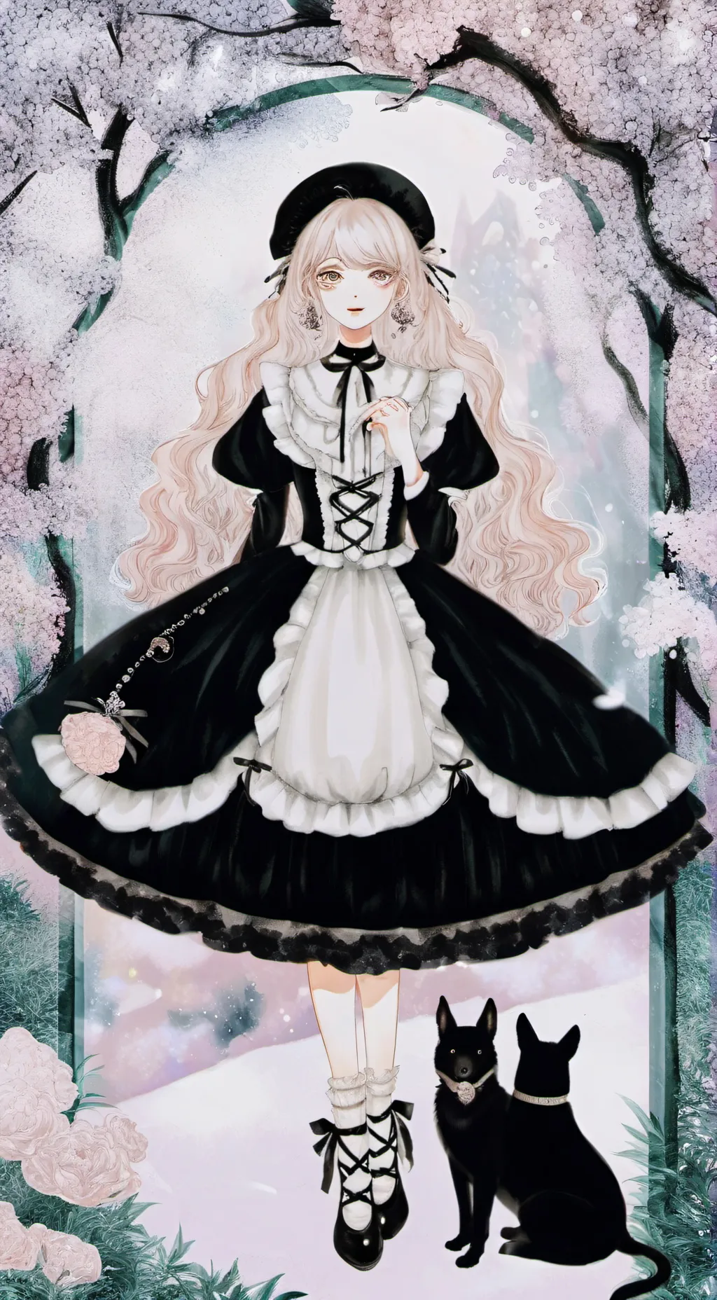 ai character: Serena  background