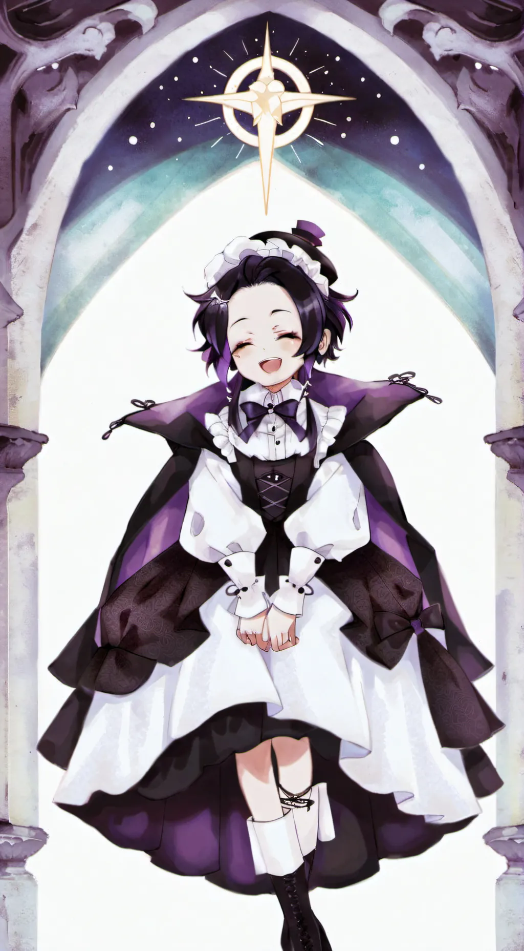 ai character: Demon slayer  background