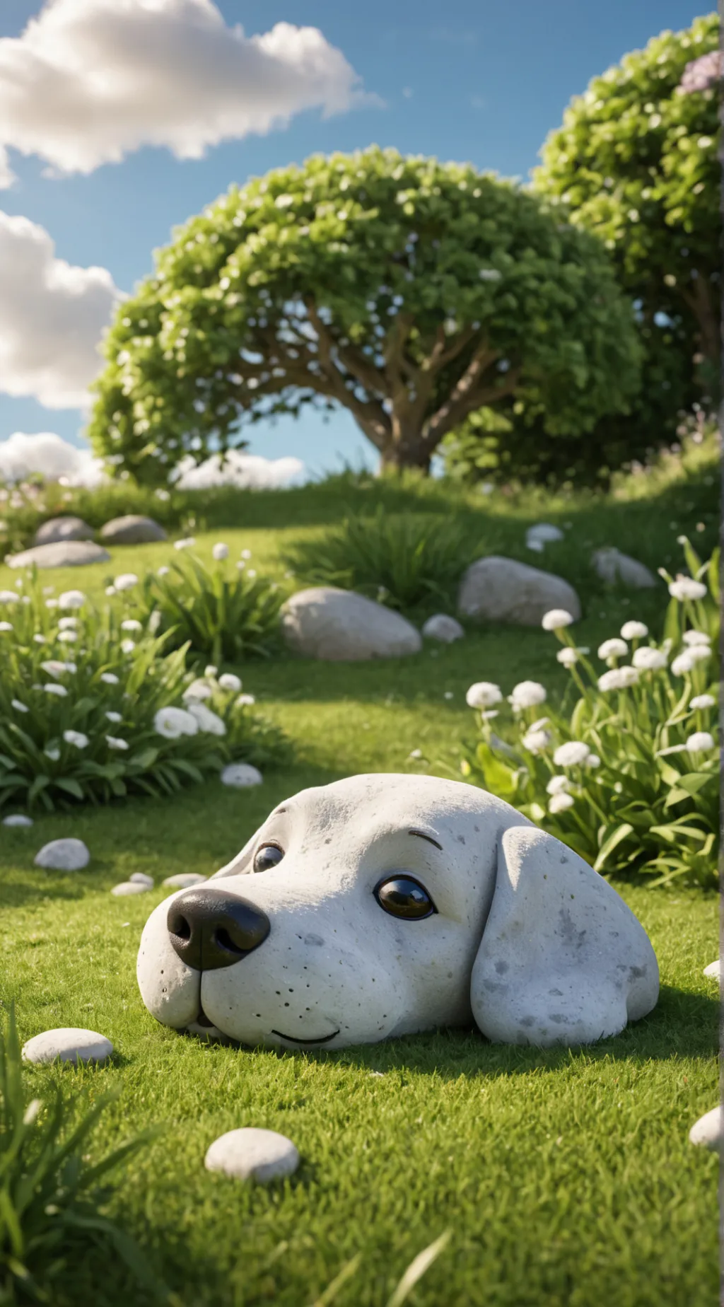 ai character: pebbles background