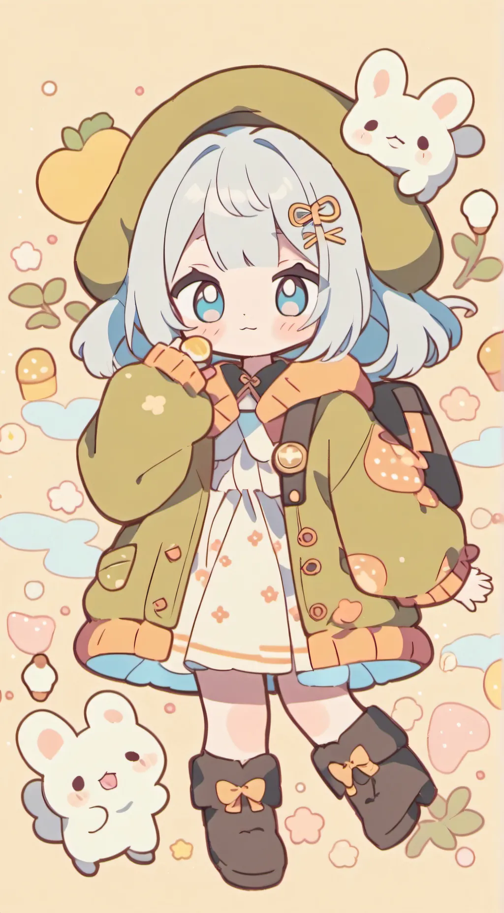 ai character: Ava  background