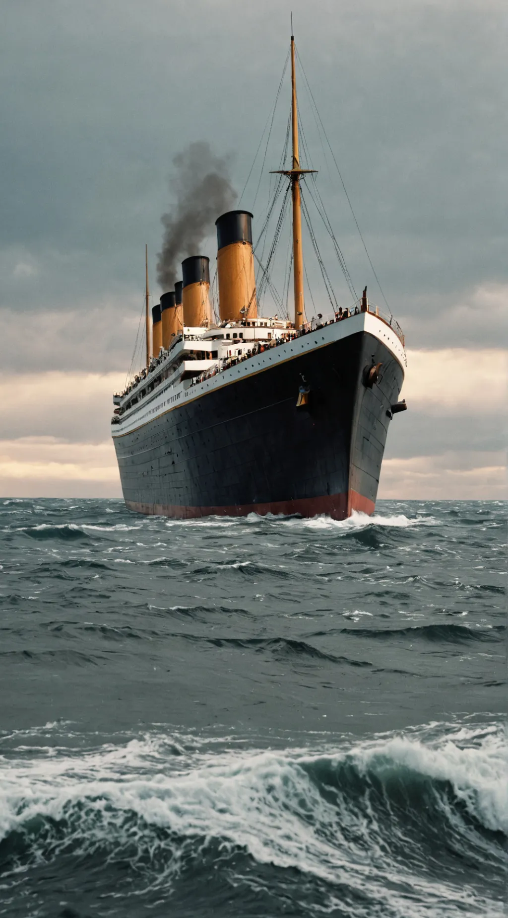 ai character: Titanic  background