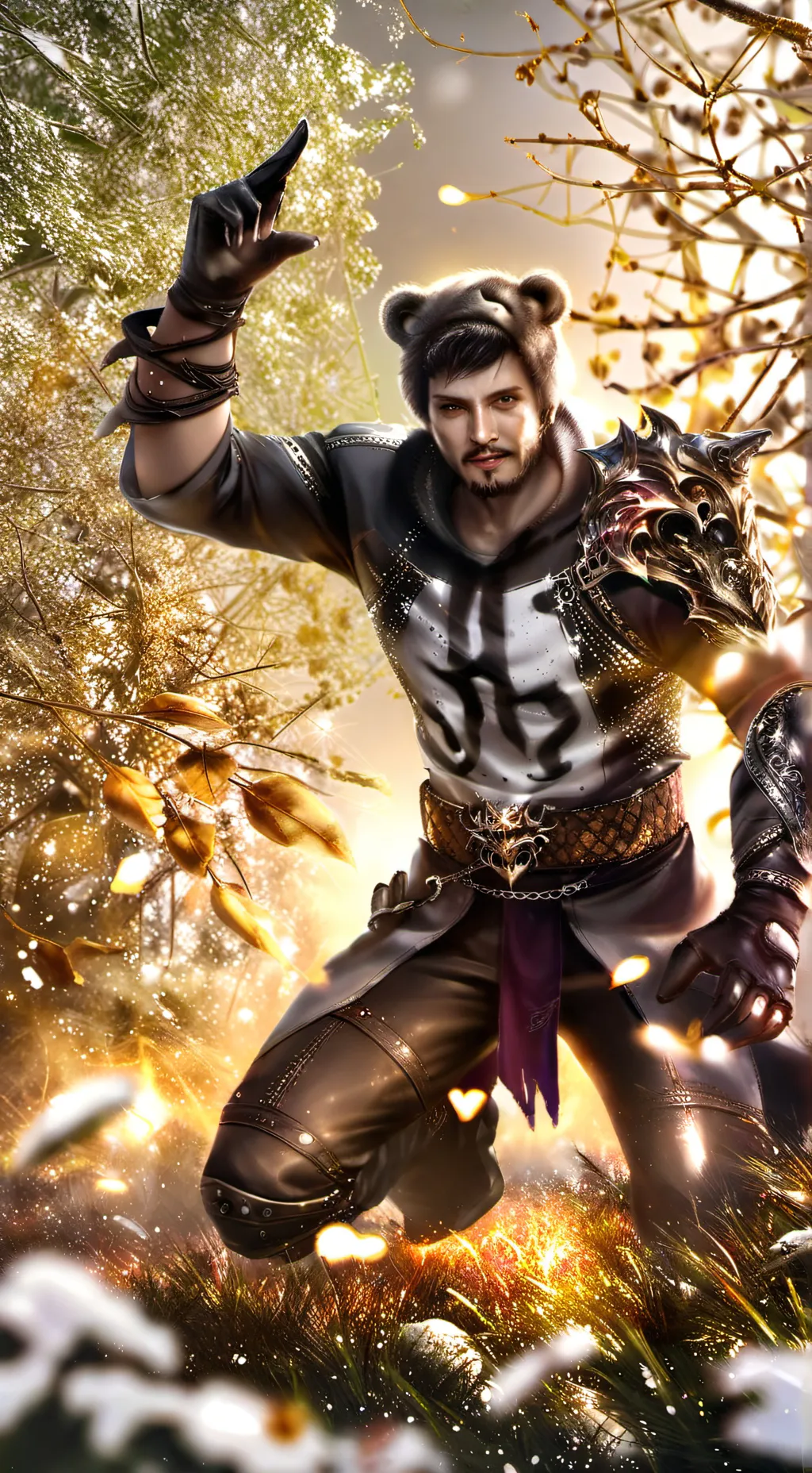 ai character: alfredo faz orso background