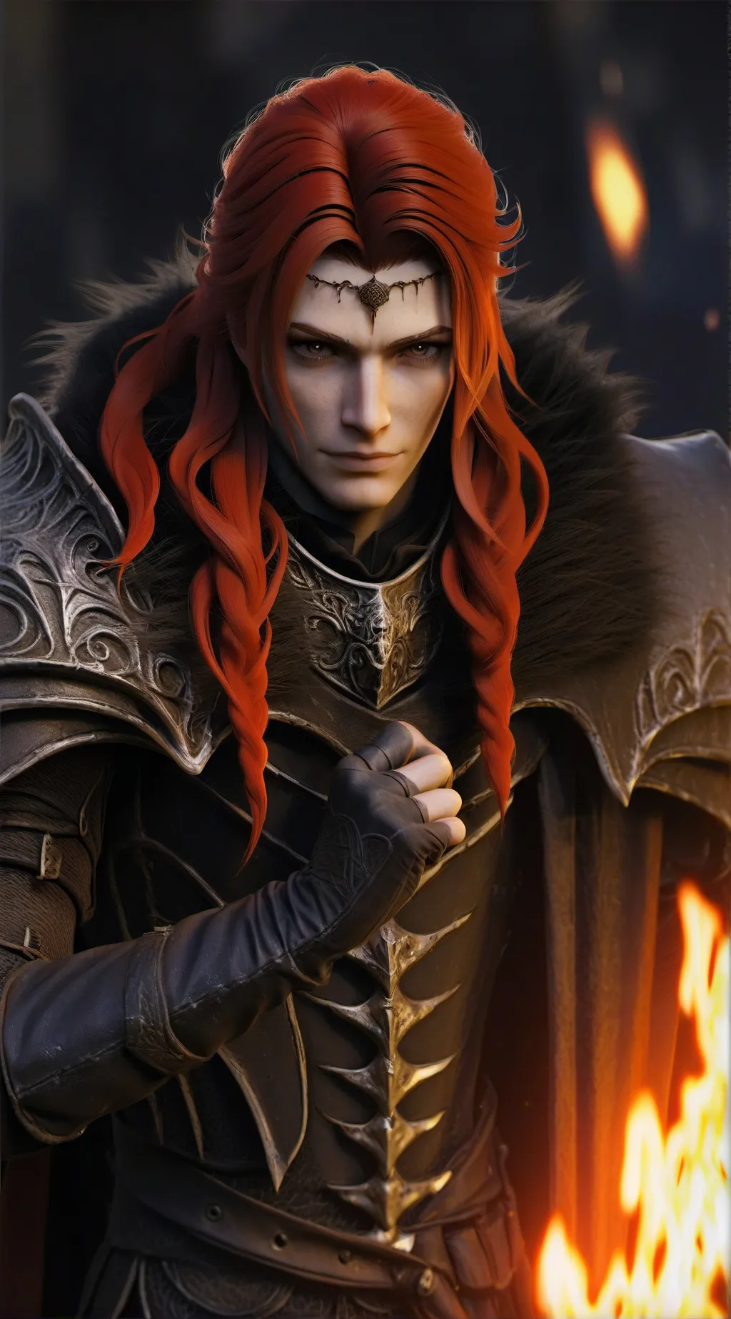 ai character: Анрих background