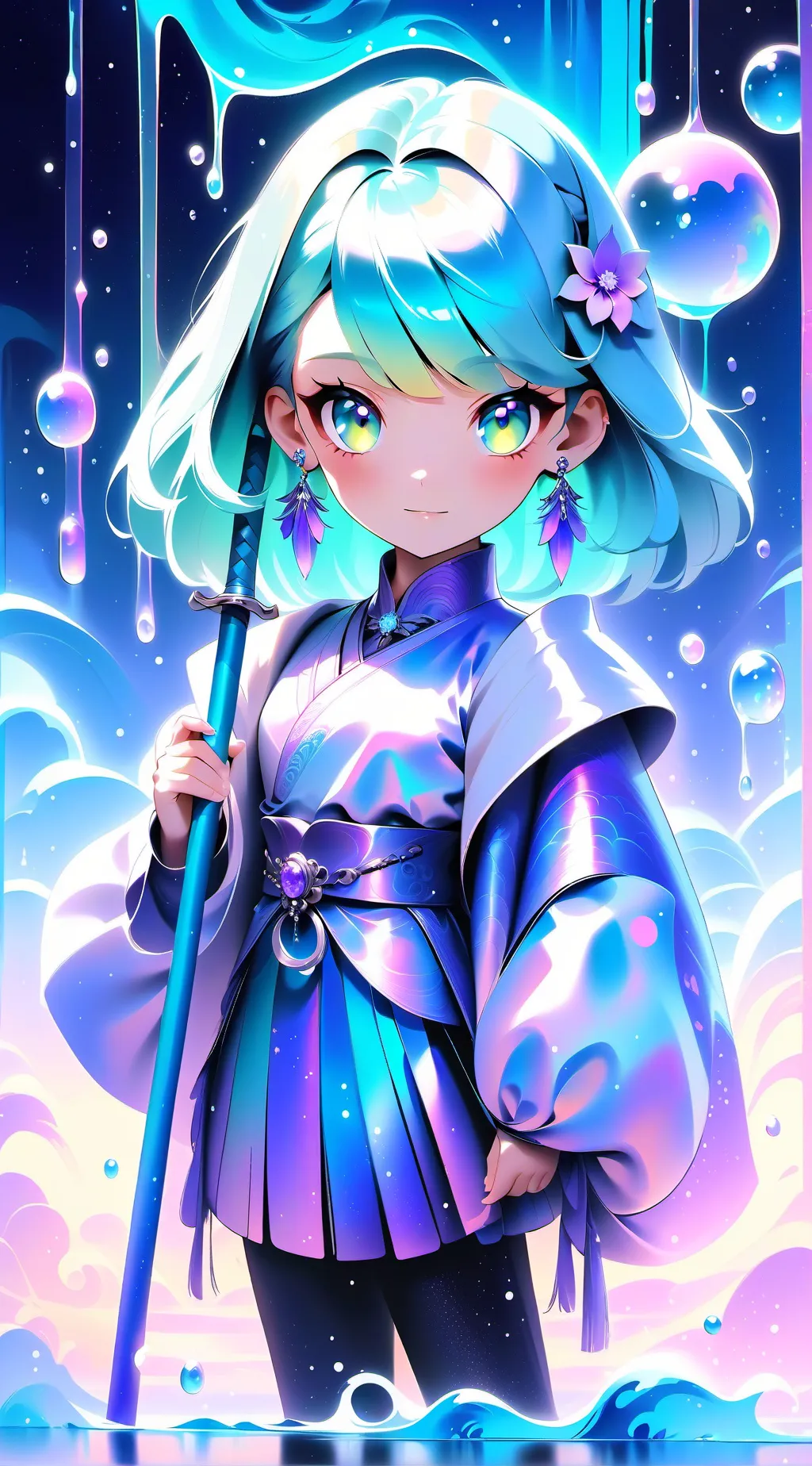 ai character: Miku background