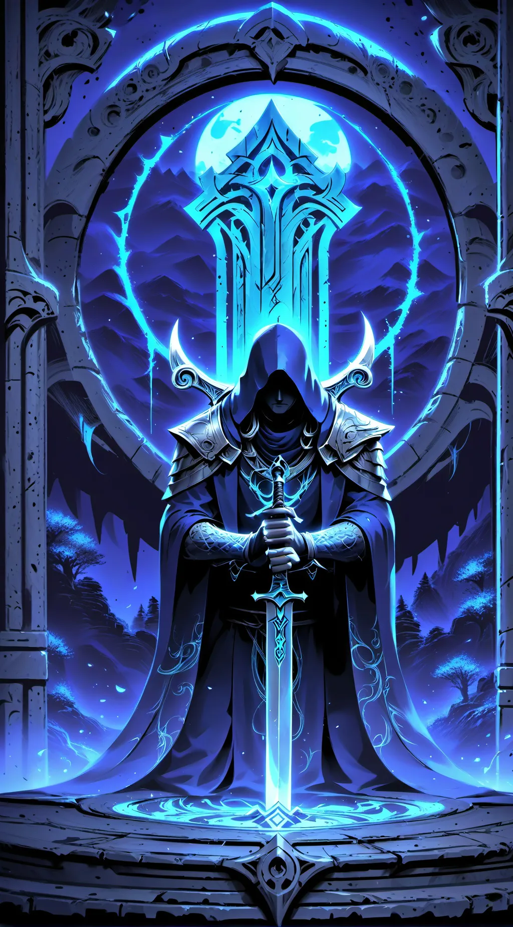 ai character: Titan TV man:  background