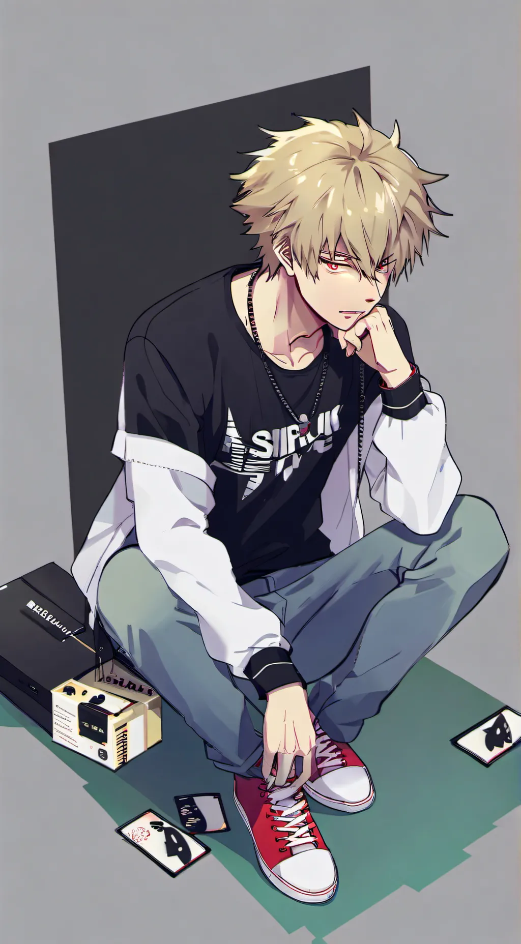 ai character: moka background